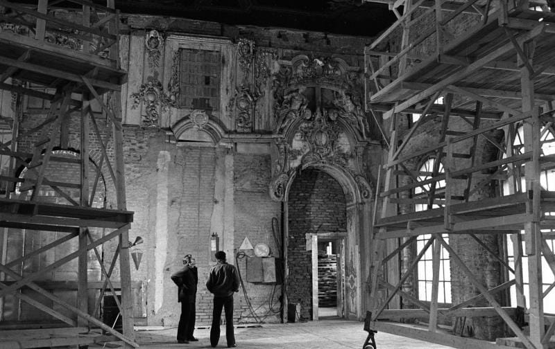 1976 жылғы реставрация кезіндегі Екатерина сарайы