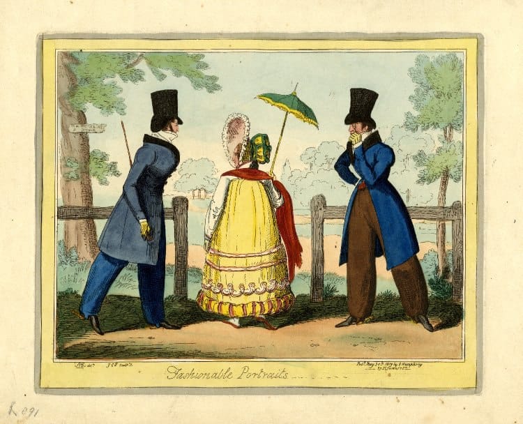 Les modes de Hyde Park, printemps 1819