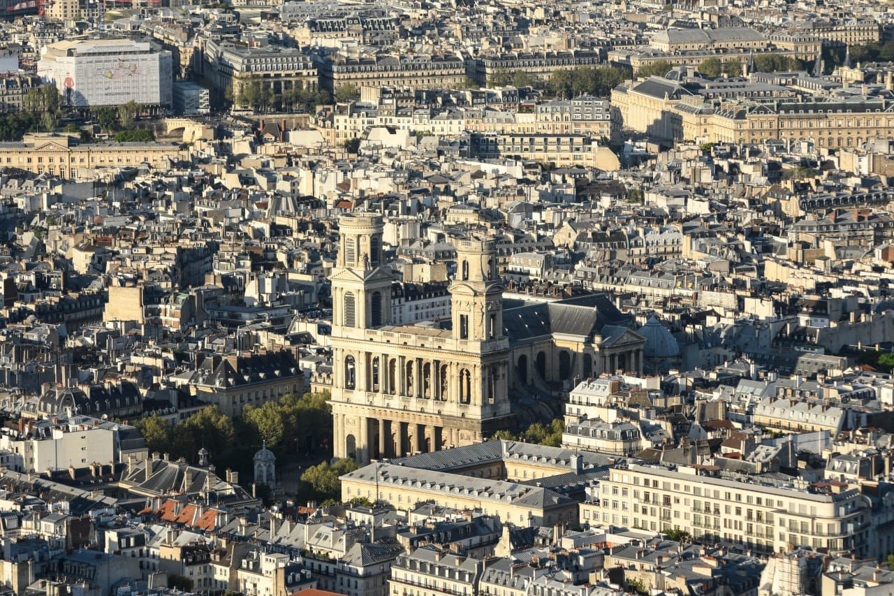 A view of Paris from the Montparnasse Tower, the hideous 210-metre skyscraper built in the centre of the French capital in 1972
