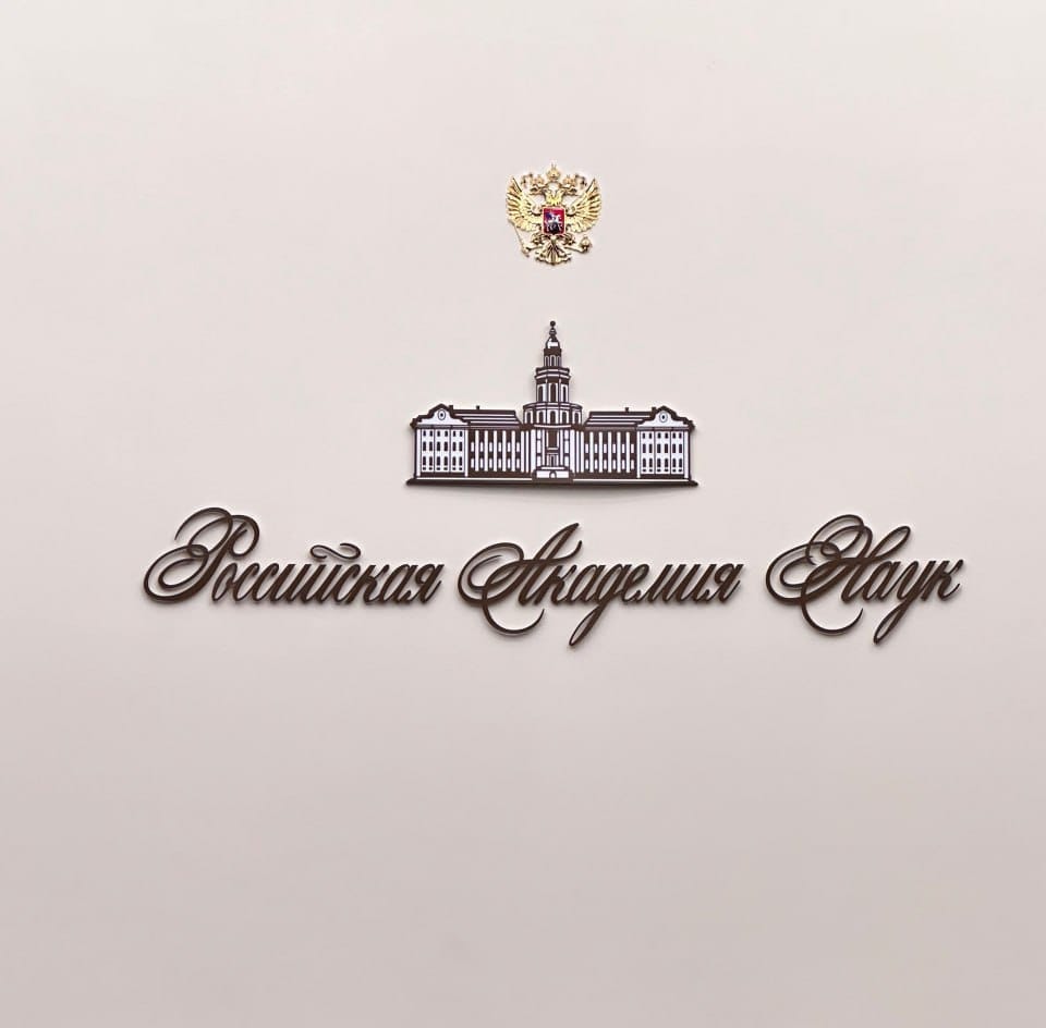 Is it just me, or is the typeface in the logo of the Russian Academy of Sciences rather odd?