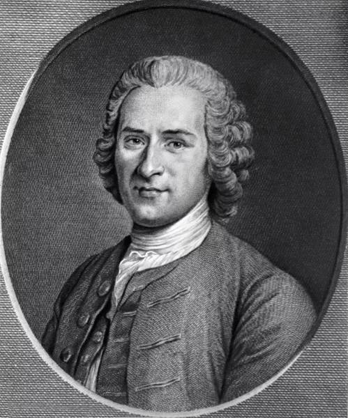 Gravure dans un cadre ovale : un homme en perruque bouclée, cravate blanche et habit boutonné regarde le spectateur, la tête légèrement tournée.
