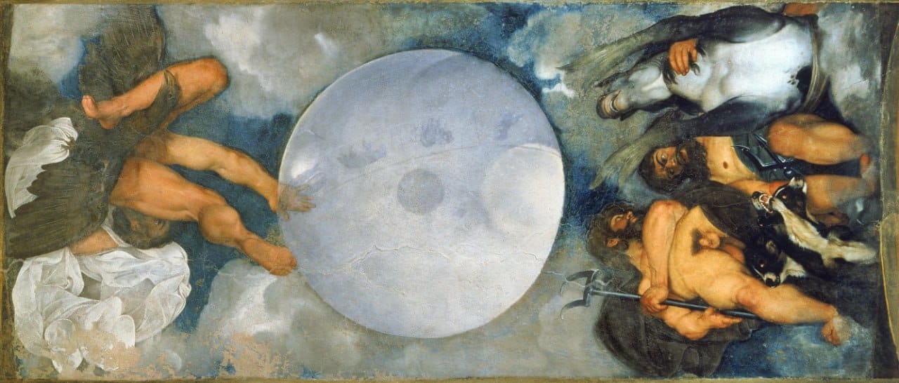 Caravaggio's only fresco at the Villa Ludovisi in Rome and its alchemical symbolism