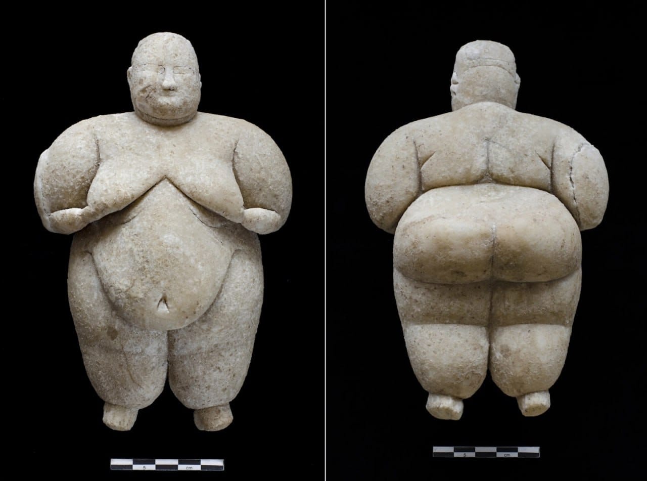 Figurine néolithique en marbre de Turquie, 5500 – 8000 av. J.-C.