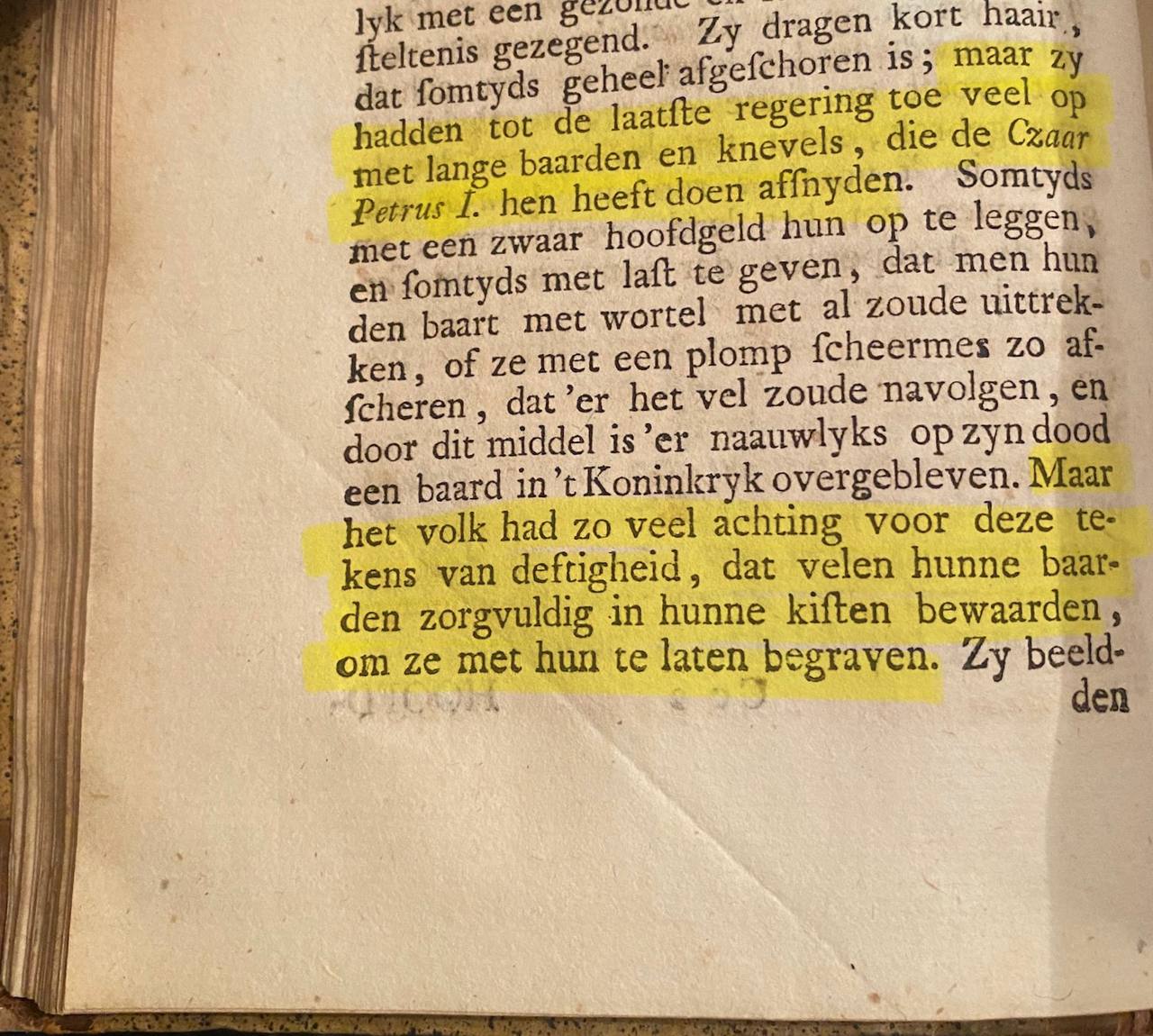 Les Russes aimaient tant les longues barbes et les moustaches que le tsar Pierre Ier leur a ôtées