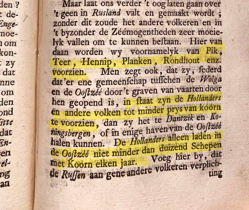 So, Professor Thomas Salmon, in his "Modern History, or the Present State of All Nations" of 1735, reports that once Russia has mastered the subtleties of navigation and the other sciences, nothing can prevent her from becoming the foremost commercial pow