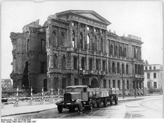 Ruins of the American Embassy in Berlin, 1957