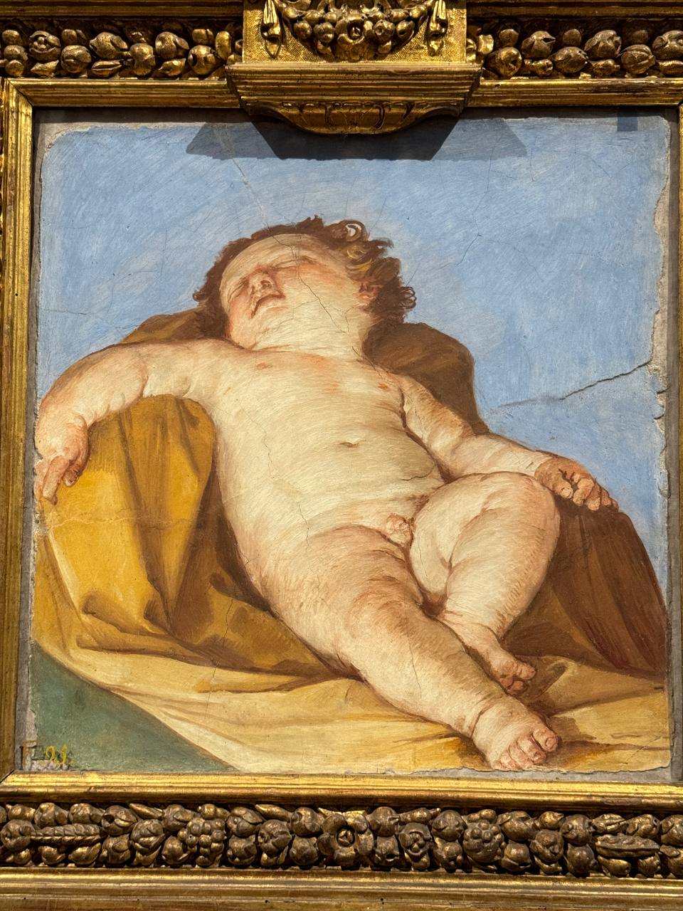 If you rest, then like Guido Reni's Sleeping Putto, 1627-1628
