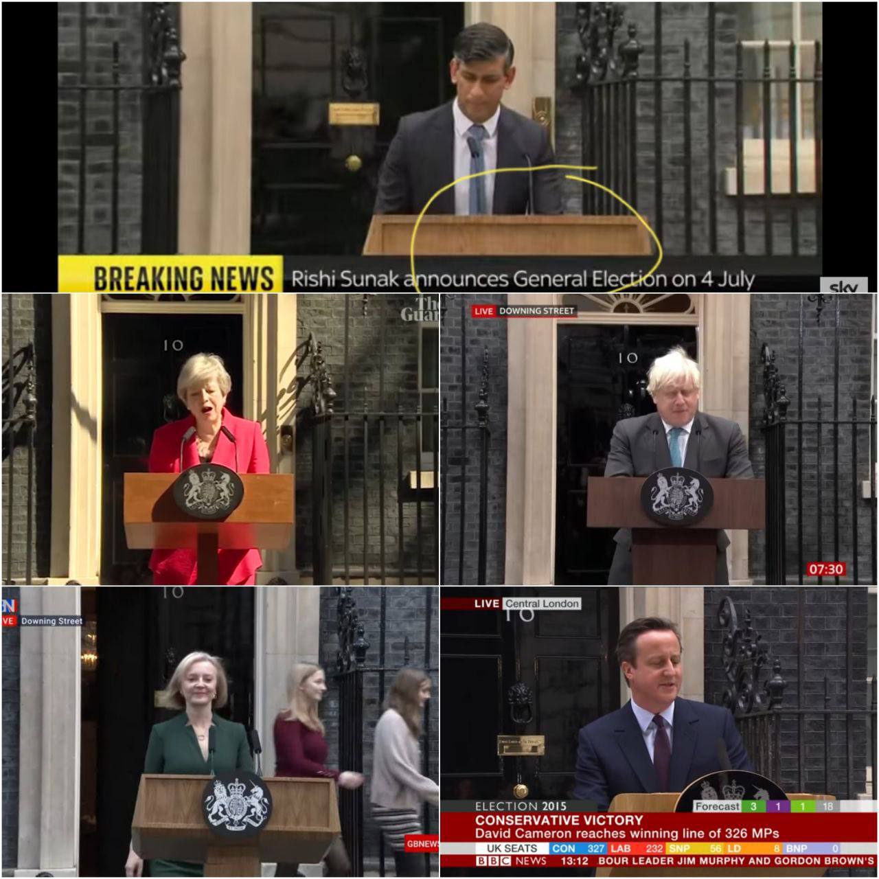 The Royal Arms Vanish from the British Prime Minister's Lectern