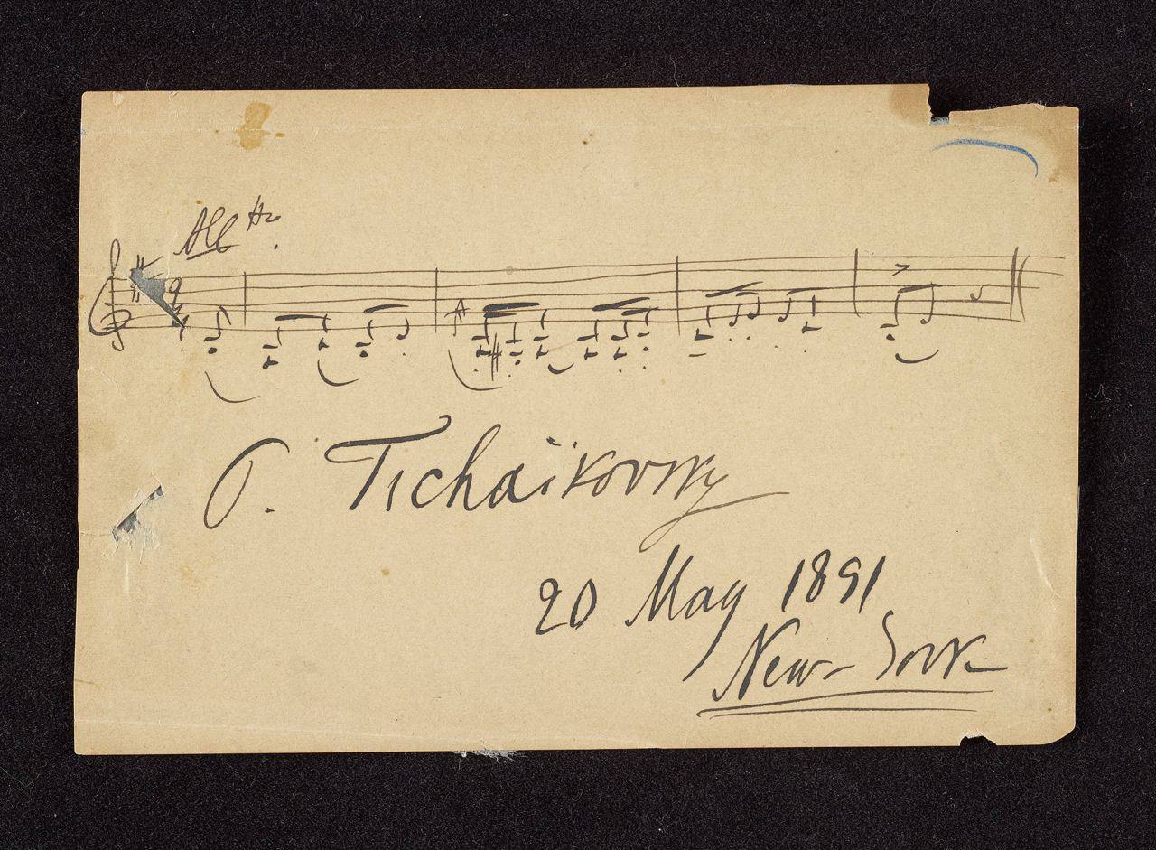 Tchaikovsky's Musical Autograph