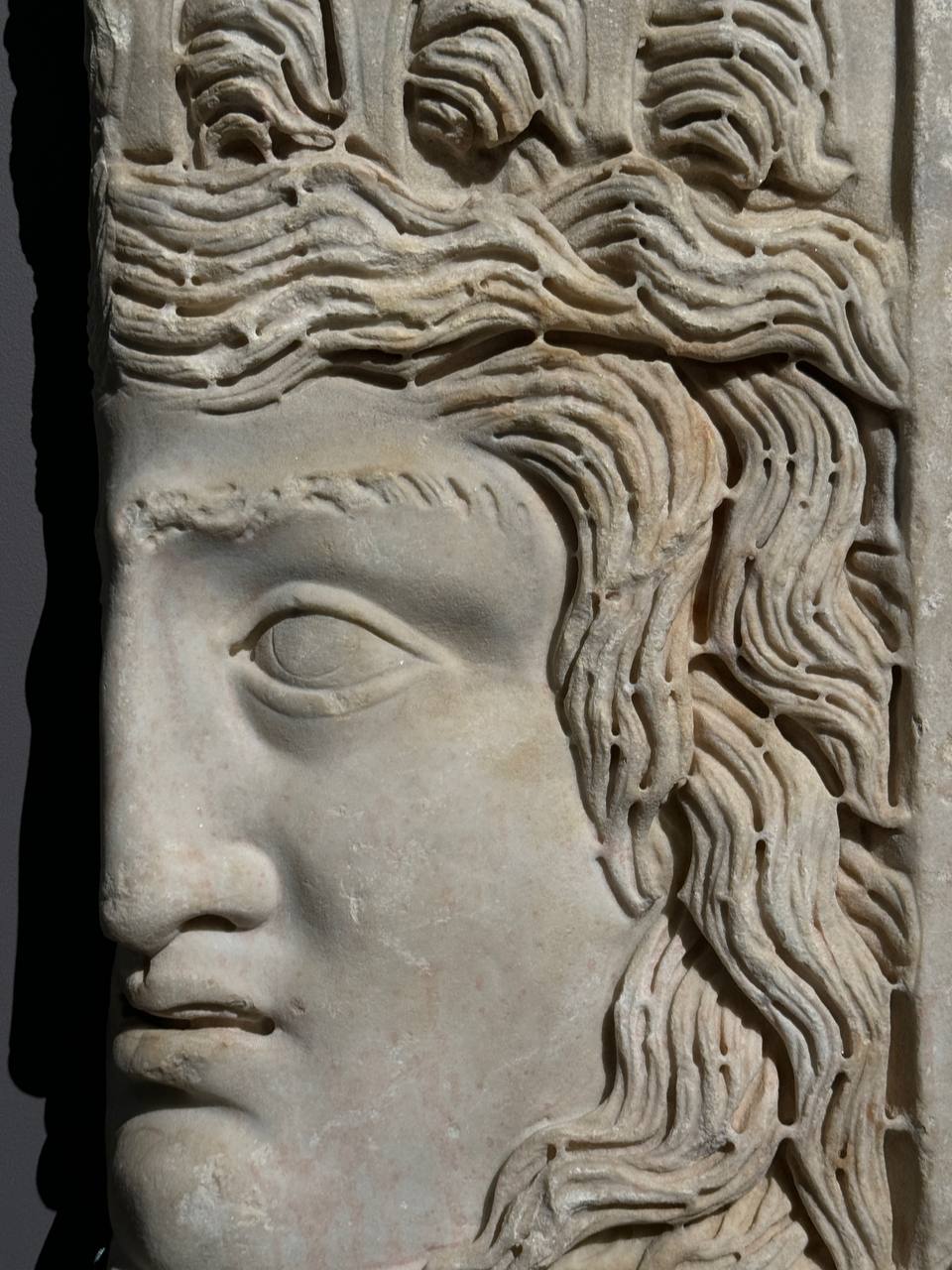 Mask of a River God from a Roman Sarcophagus of the Third Century