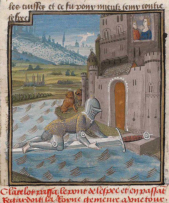 When Lancelot rescued Queen Guinevere from the otherworldly land of Gorre, he had to undergo many trials of body and soul