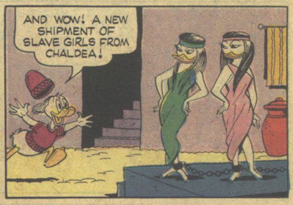 Donald Duck et les belles esclaves de Chaldée