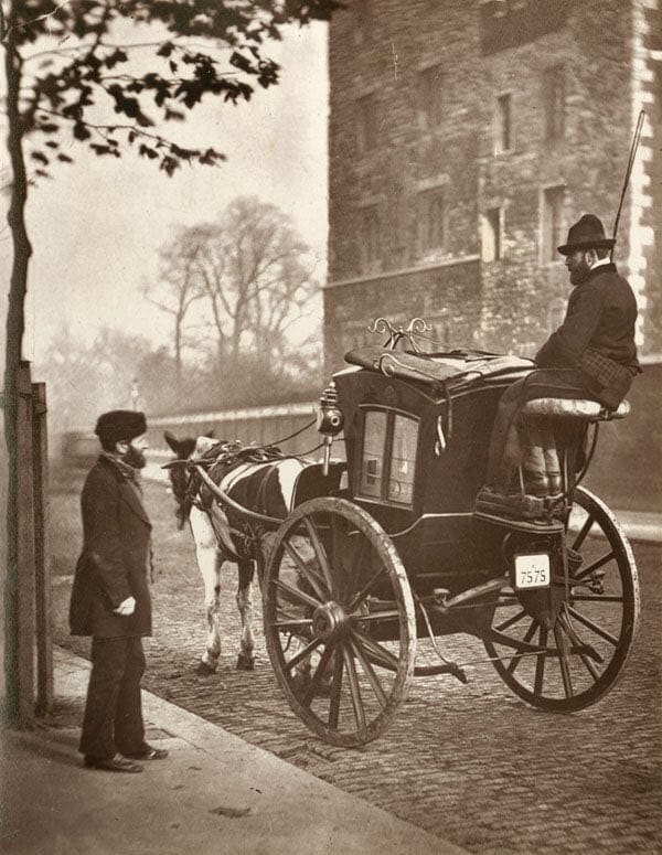 Le cab londonien de l'époque victorienne