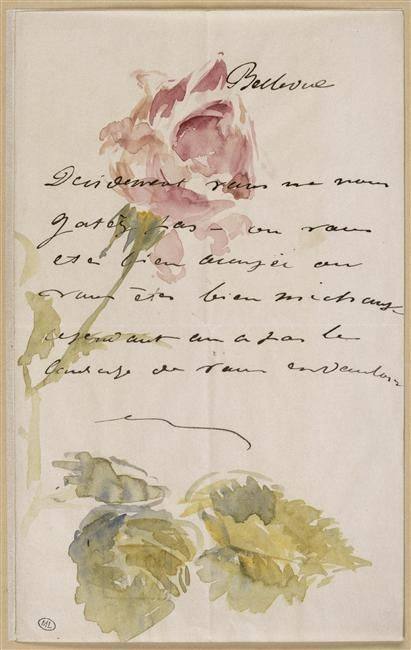 The Letters of Édouard Manet, 1879–1880, Embellished by the Artist