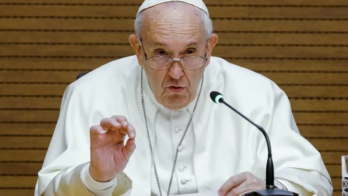Le pape François s'est prononcé contre l'avortement :