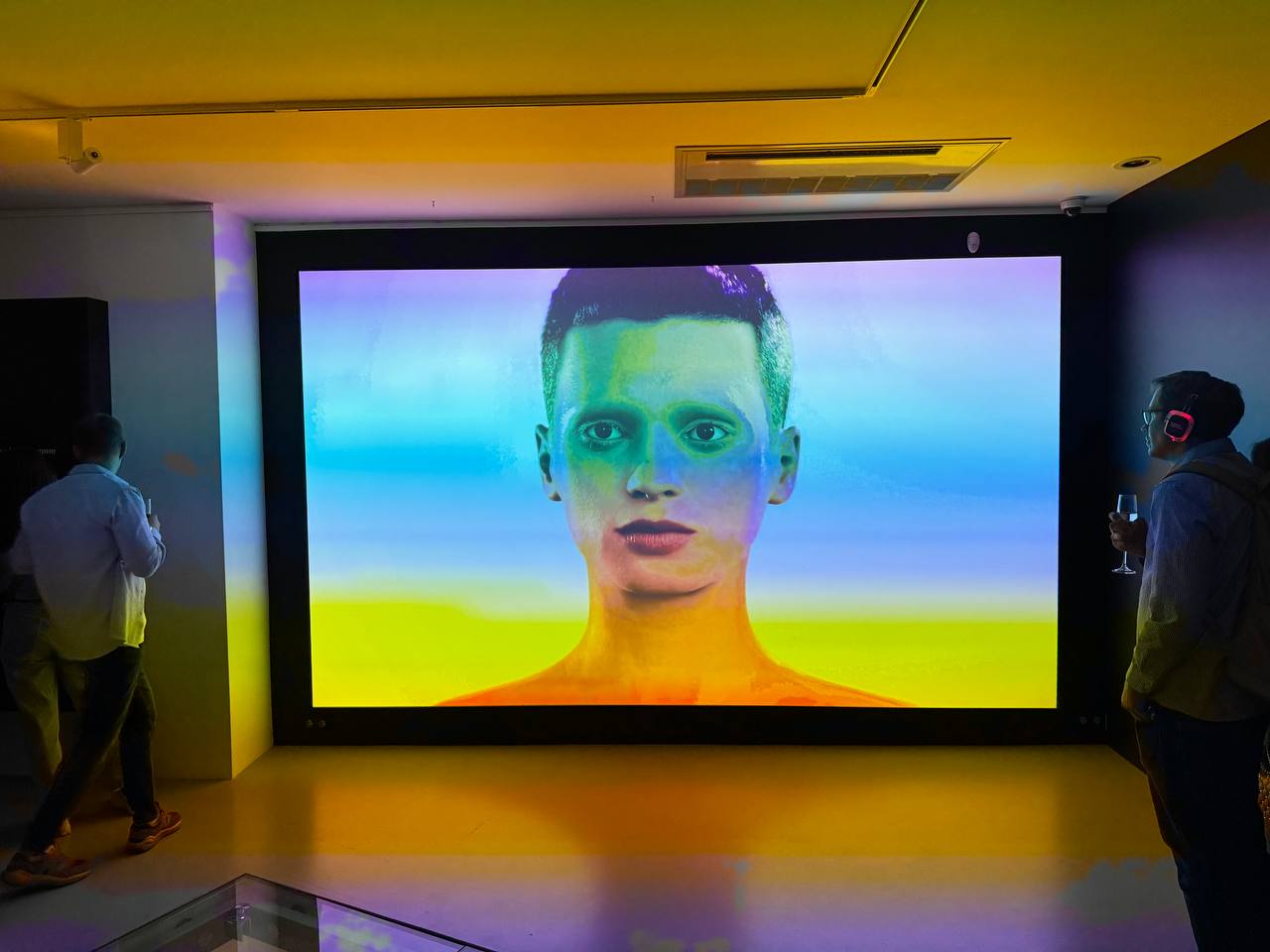 Digital art on show at the Ruarts gallery in Zachatyevsky Lane