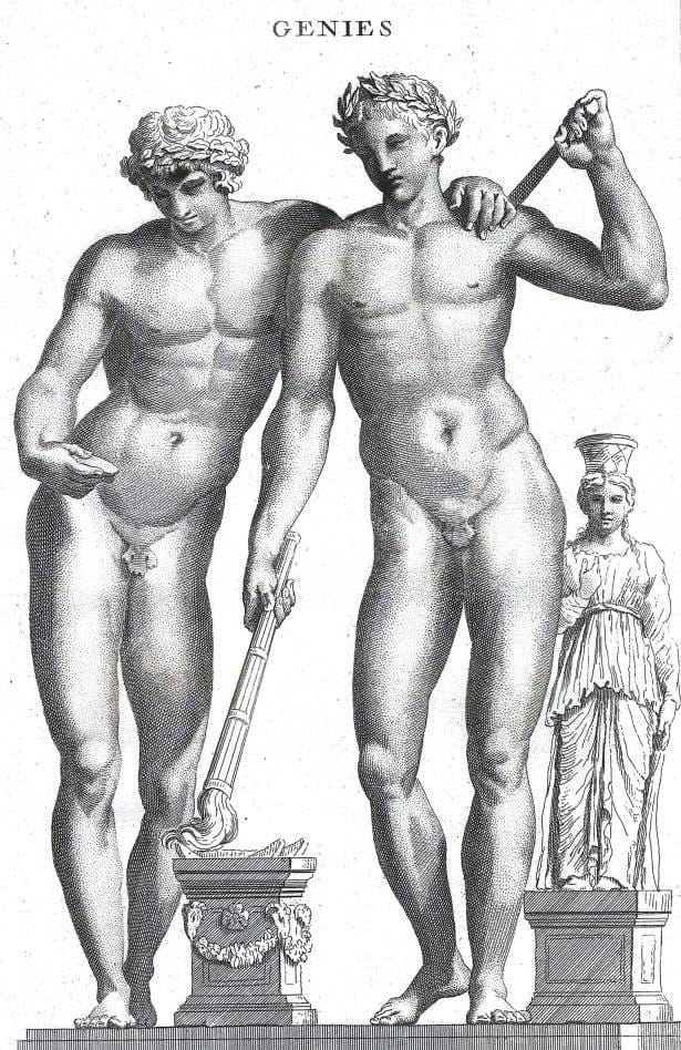 Orestes and Pylades, Castor and Pollux, Antinous and Hadrian: it is not known for certain whom the San Ildefonso Group in the Prado Museum collection actually depicts