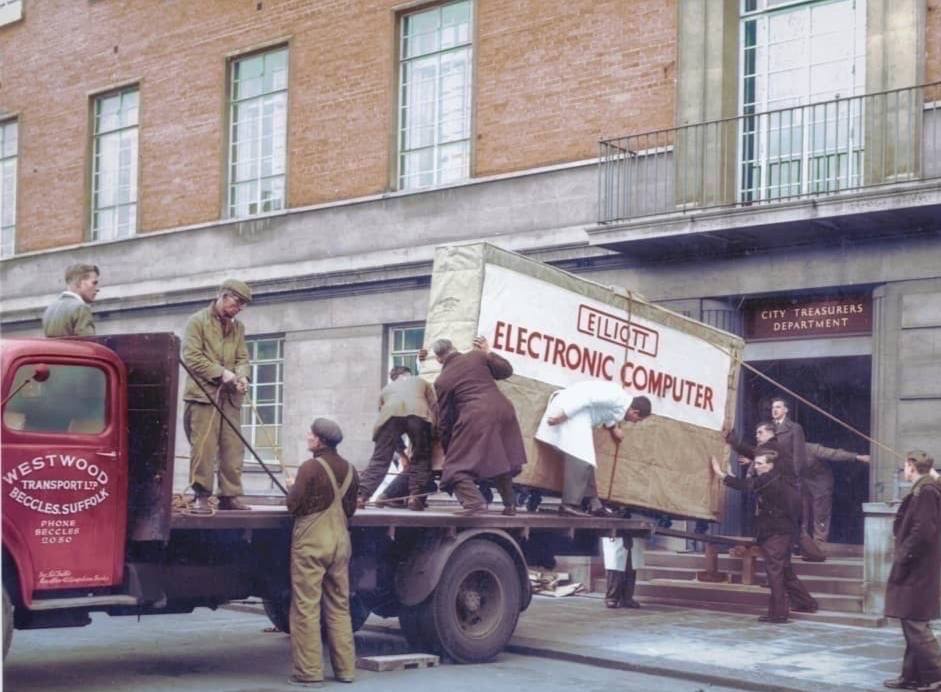 The Delivery of a Modern Computer to Norwich City Council in 1957