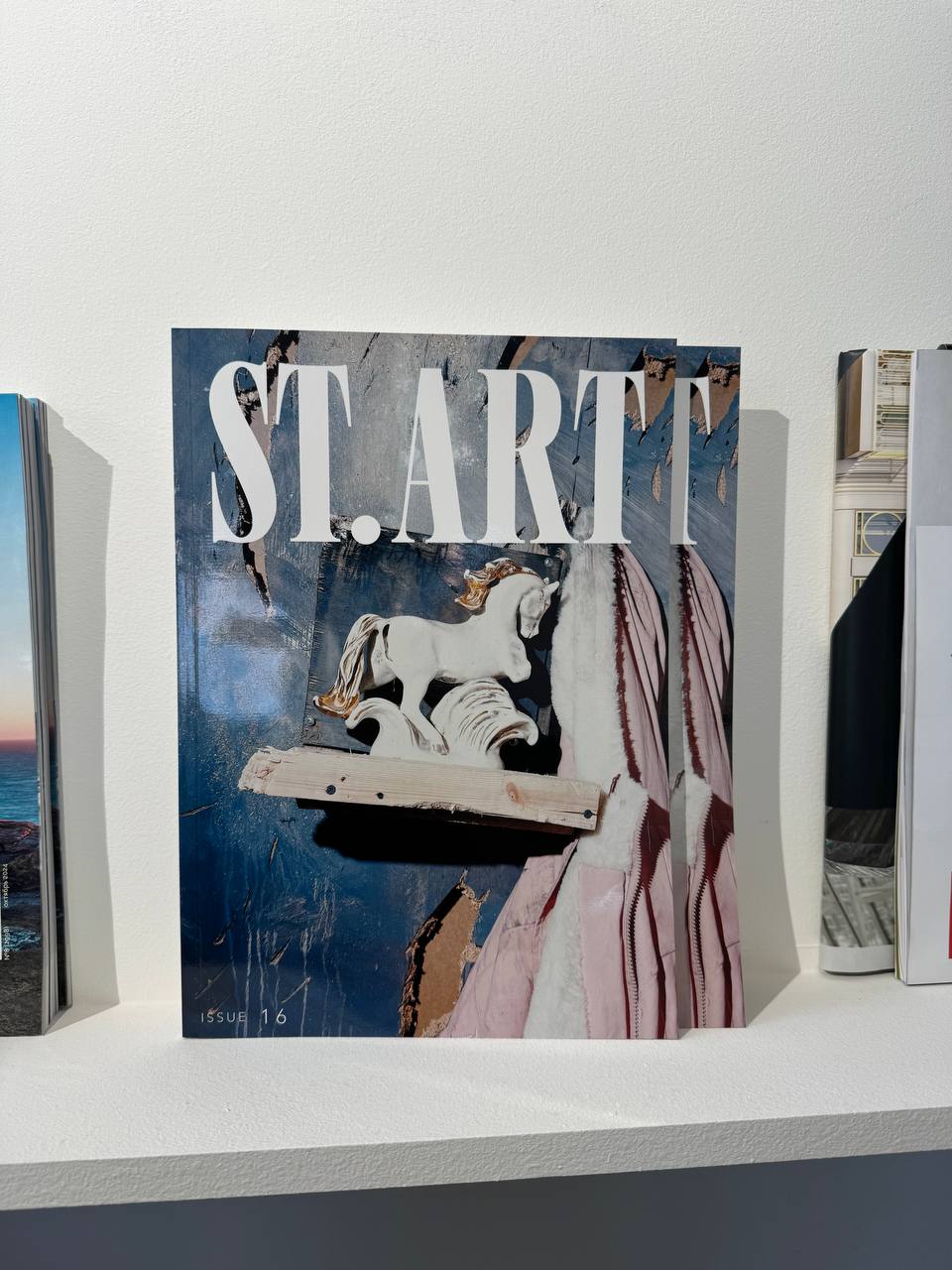 I know nothing about this magazine, except that its cover shows a Leningrad Porcelain Factory figurine, "Fire Horse", with its legs chipped off in exactly the same way as on an identical statuette I threw away a couple of years ago