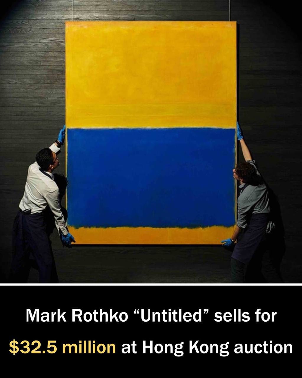 A Mark Rothko Painting in IKEA's Corporate Colours, Sold for $32.5 Million, Has Become the Fourth Most Expensive Western Work of Art Ever Sold in Asia, at Least