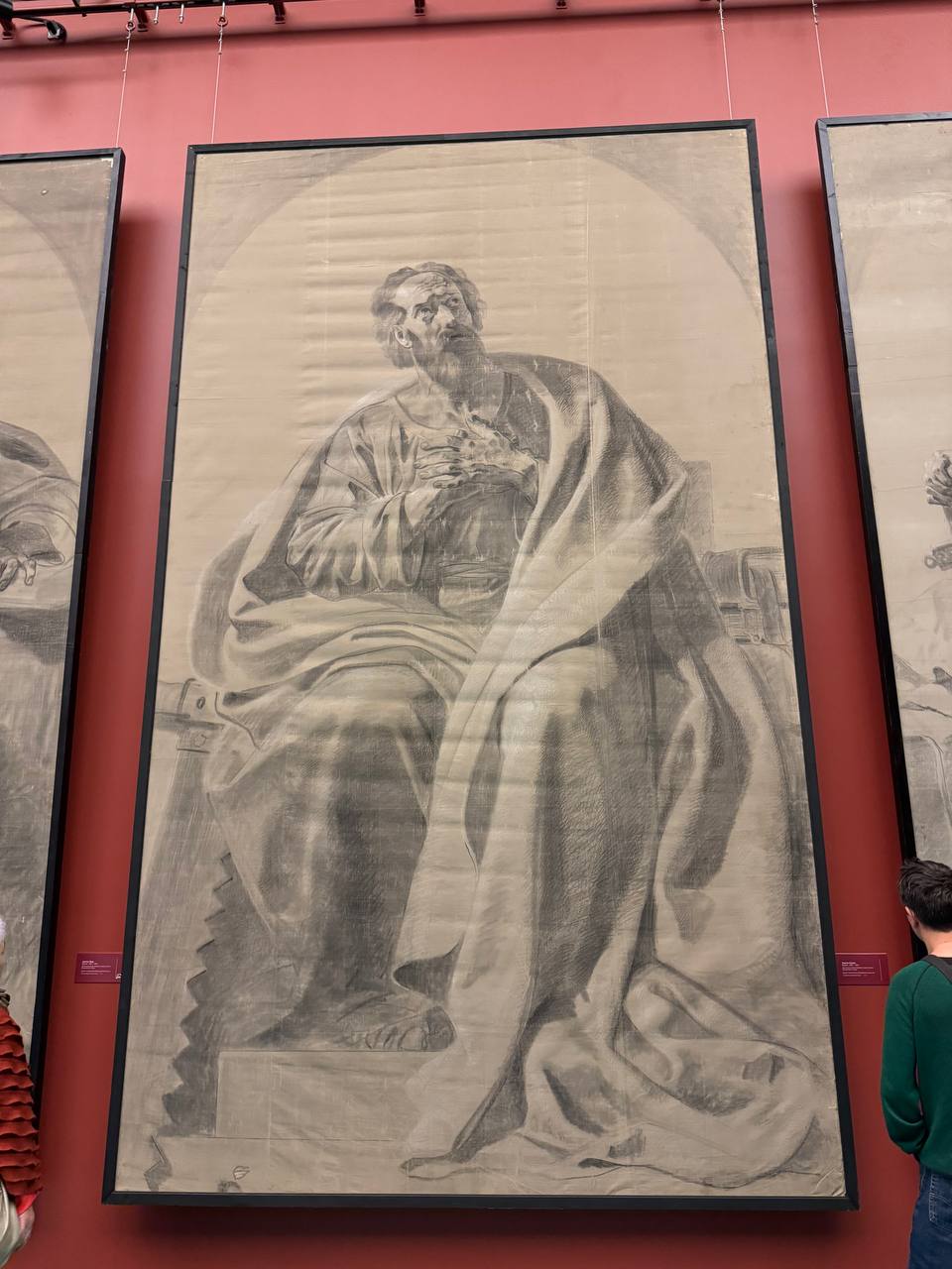 Huge cartoons with the composition for the painting of the drum of the main dome of Saint Isaac's Cathedral