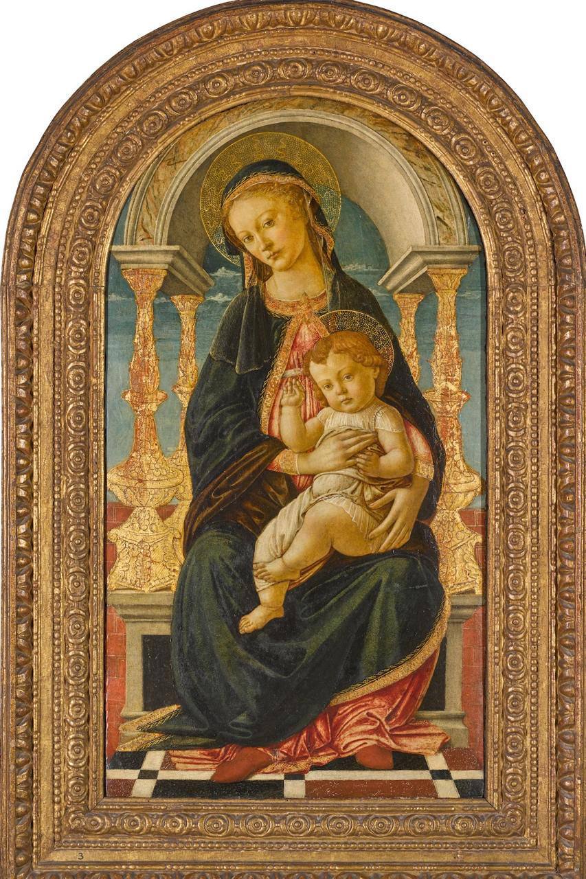 At Sotheby’s Old Masters sale in London, the top lot was Sandro Botticelli’s "Madonna and Child Enthroned"