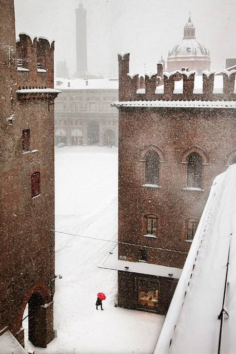 Bologne sous la neige, Christophe Jacrot