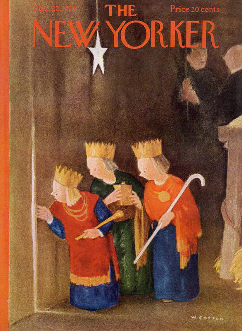 Les Rois mages en couverture du New Yorker, 1951