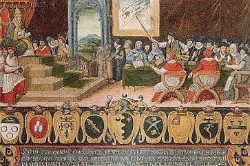 15 October 1582 followed directly upon 4 October by decree of Pope Gregory XIII