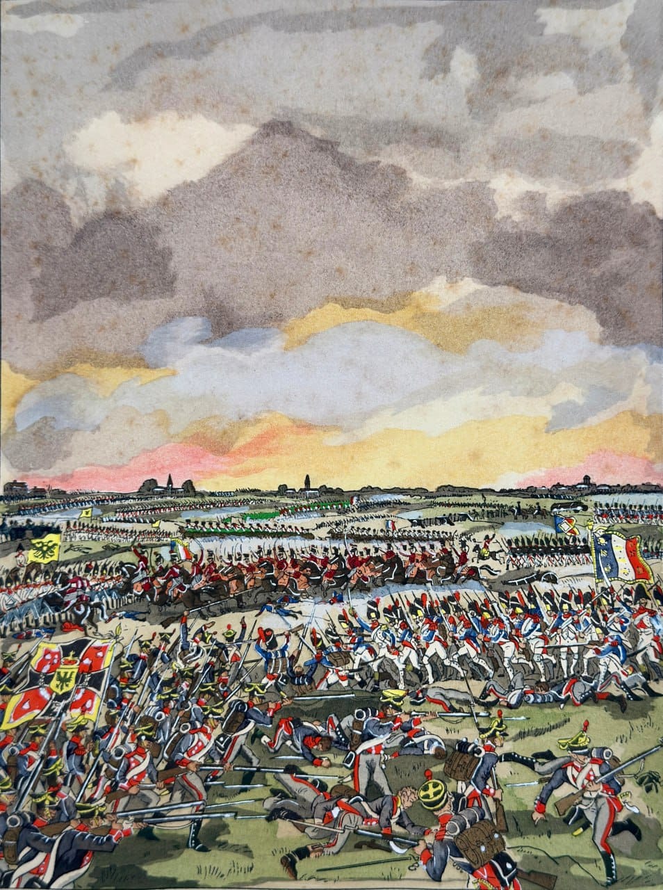 Bataille entre les armées russe et française