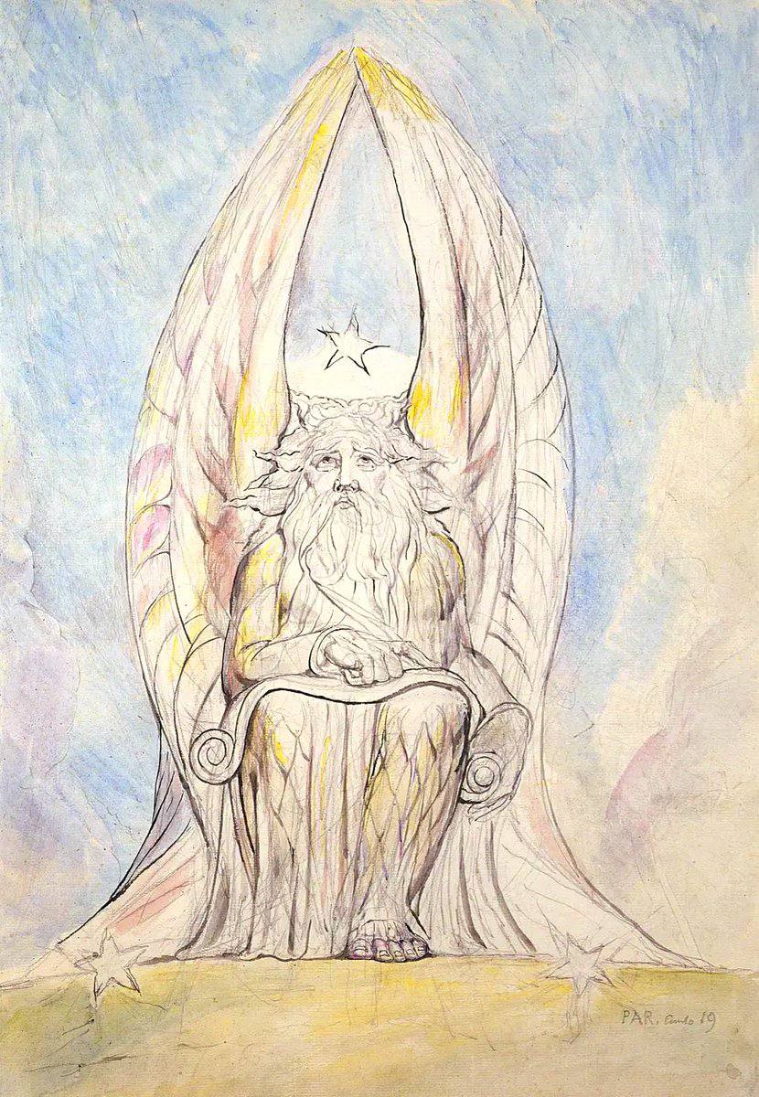 “The Angel of the Chronicles” (The Recording Angel): William Blake's illustration to the Divine Comedy, 1827