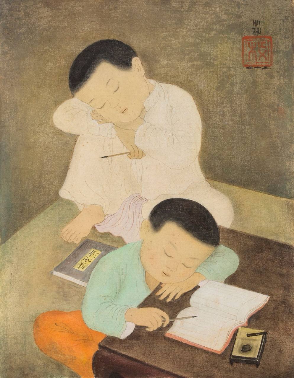 Les charmantes œuvres de l'artiste vietnamo-français Mai Trung Thu (1906-1980)