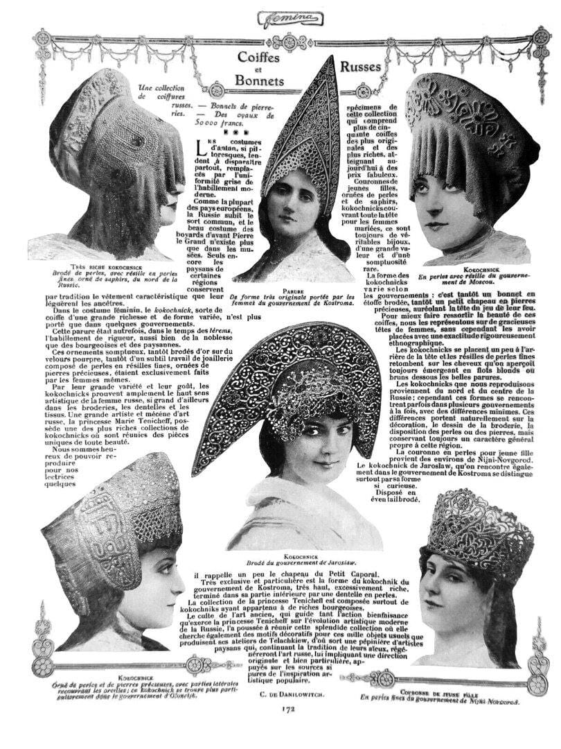 Russian Headdresses as One of the Most Powerful Impressions of High Fashion