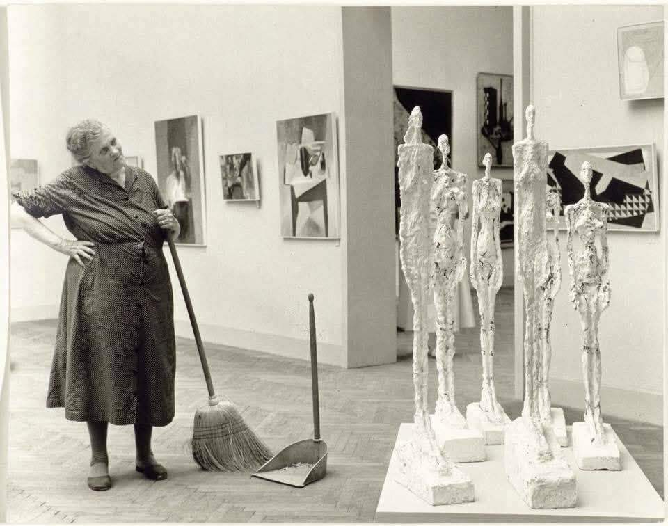 Impressions devant les sculptures d'Alberto Giacometti à la Biennale de Venise en 1962