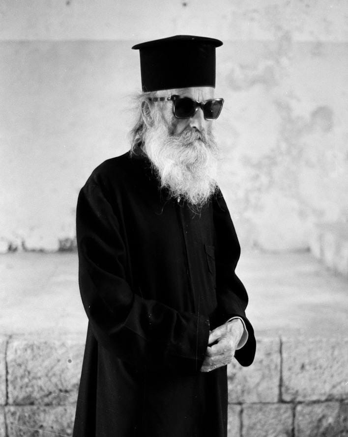 A Lebanese Orthodox priest at the Balamand Stauropegic Monastery of the Dormition, situated 80 kilometres north of Beirut