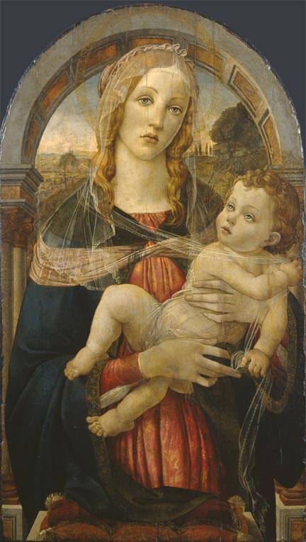 Botticelli's "Madonna of the Veil" turns out to be a twentieth-century fake, painted from the popular 1930s actress Jean Harlow