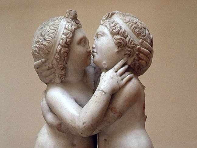 Cupid and Psyche, 4th century AD, Ostia Antica