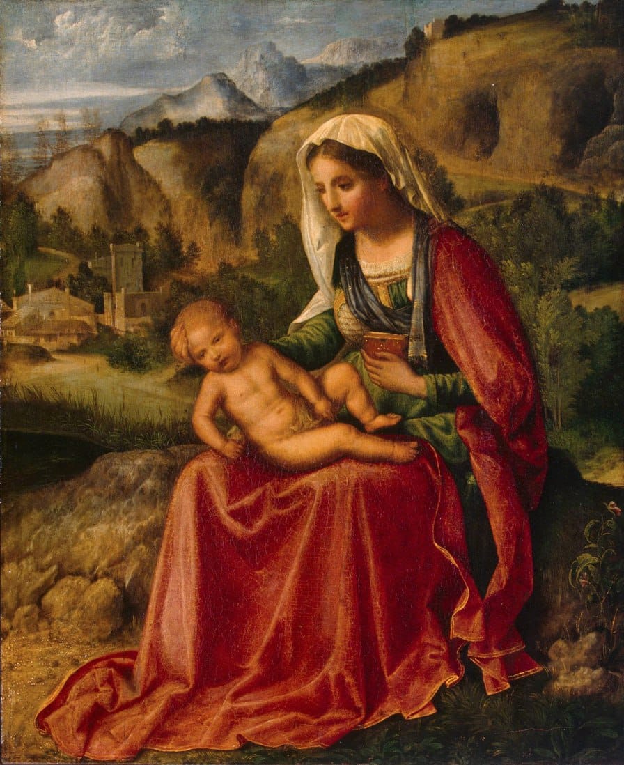 Works by Giorgione that can be seen in the Hermitage: