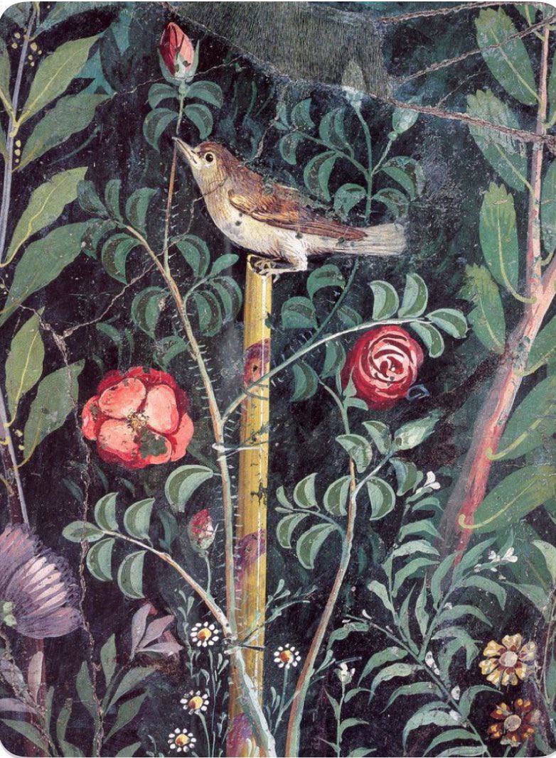 L'abondance de la nature sur les fresques de Pompéi
