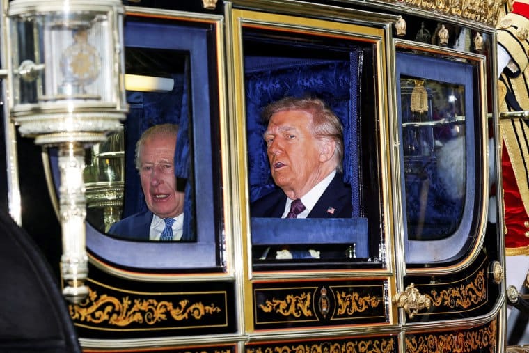 King Charles III Receives Trump at Windsor Castle During His State Visit to Britain