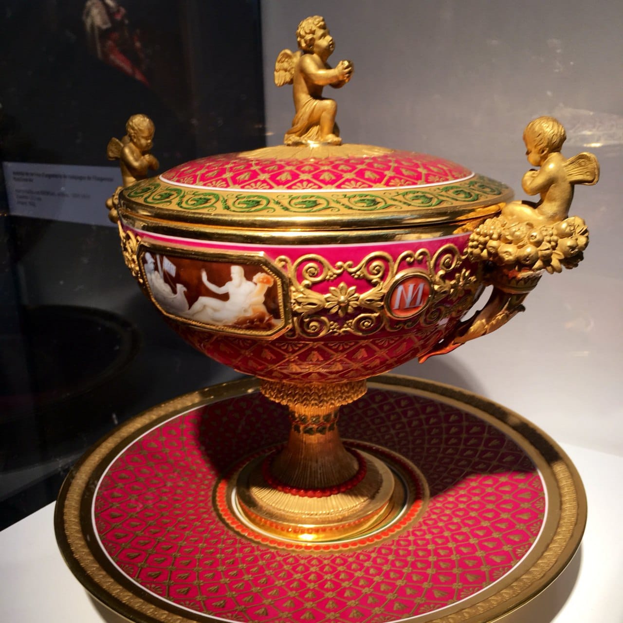 The tureen in which Napoleon served broth to Marie-Louise when she bore him a son, the King of Rome, Napoléon François Joseph Charles Bonaparte: it, too, could be seen at the Paris Biennale, on the ImperialArt stand
