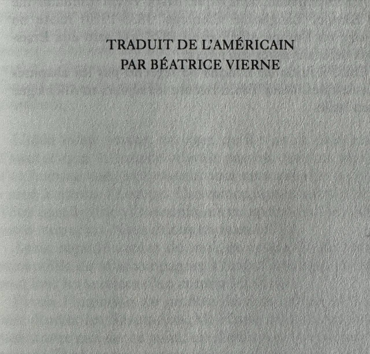 Translated from the American