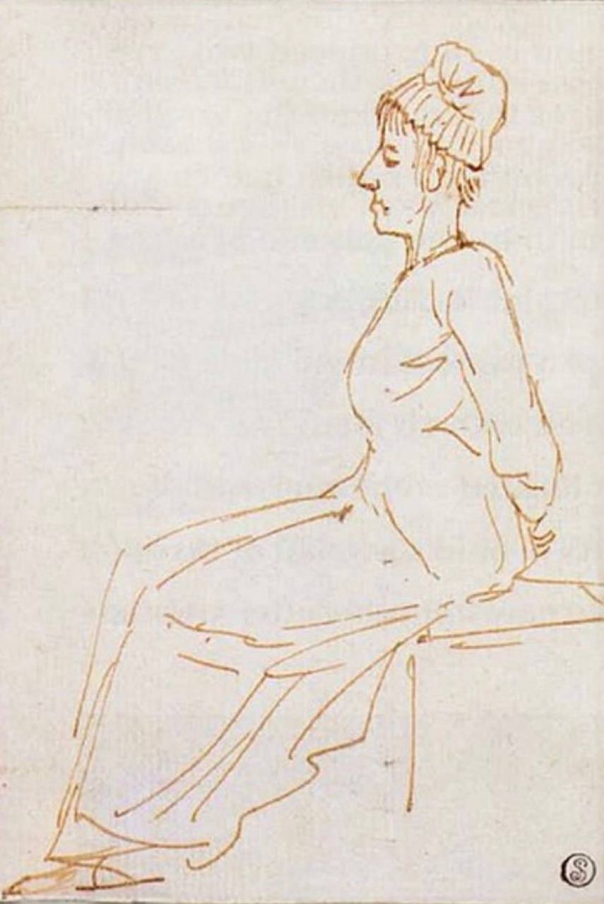Marie Antoinette in the procession to the scaffold, 16 October 1793