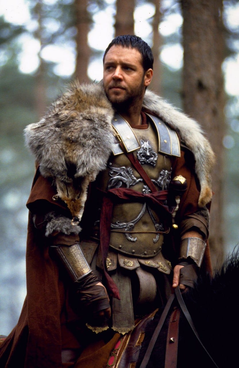 The lorica musculata in the film “Gladiator” does not suit the period of AD 180