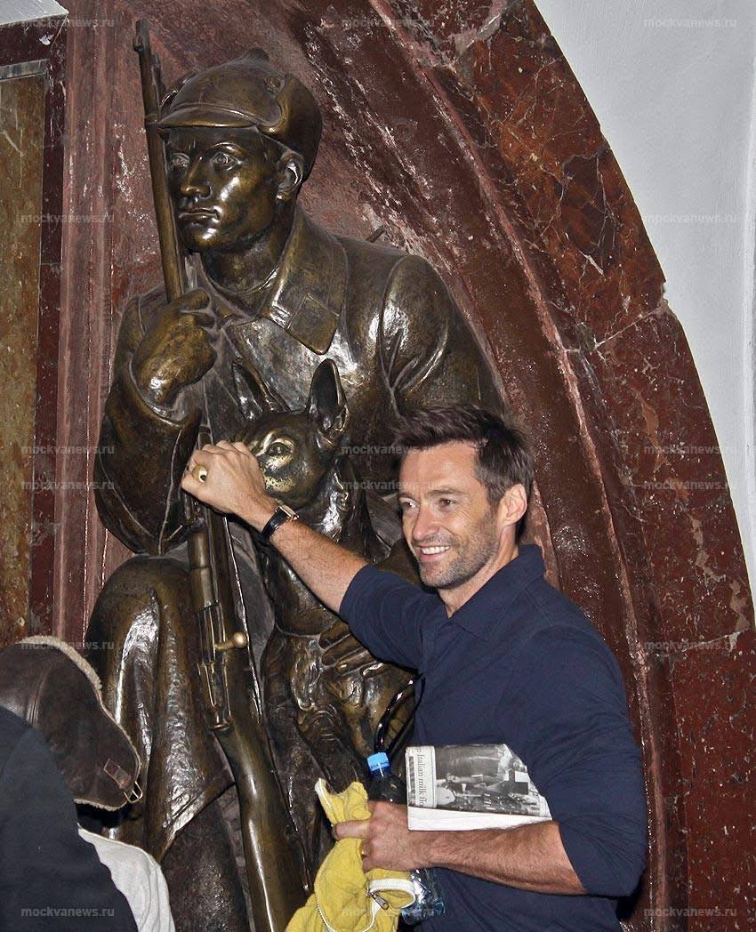 Hugh Jackman sur la place de la Révolution