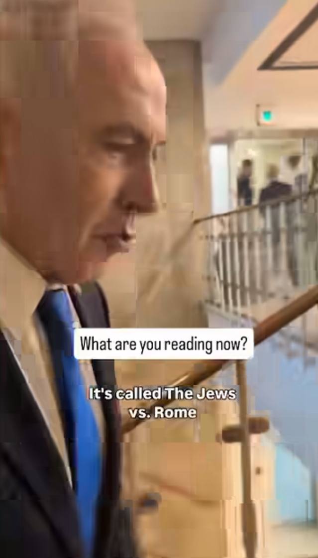 Benjamin Netanyahu Was Asked: "What Are You Reading at the Moment?"