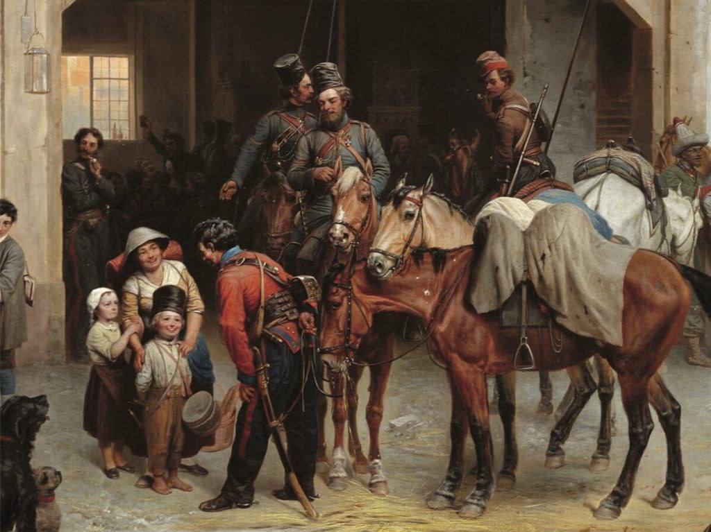 On 24 November 1813 Russian Cossacks liberated Amsterdam from the French invaders