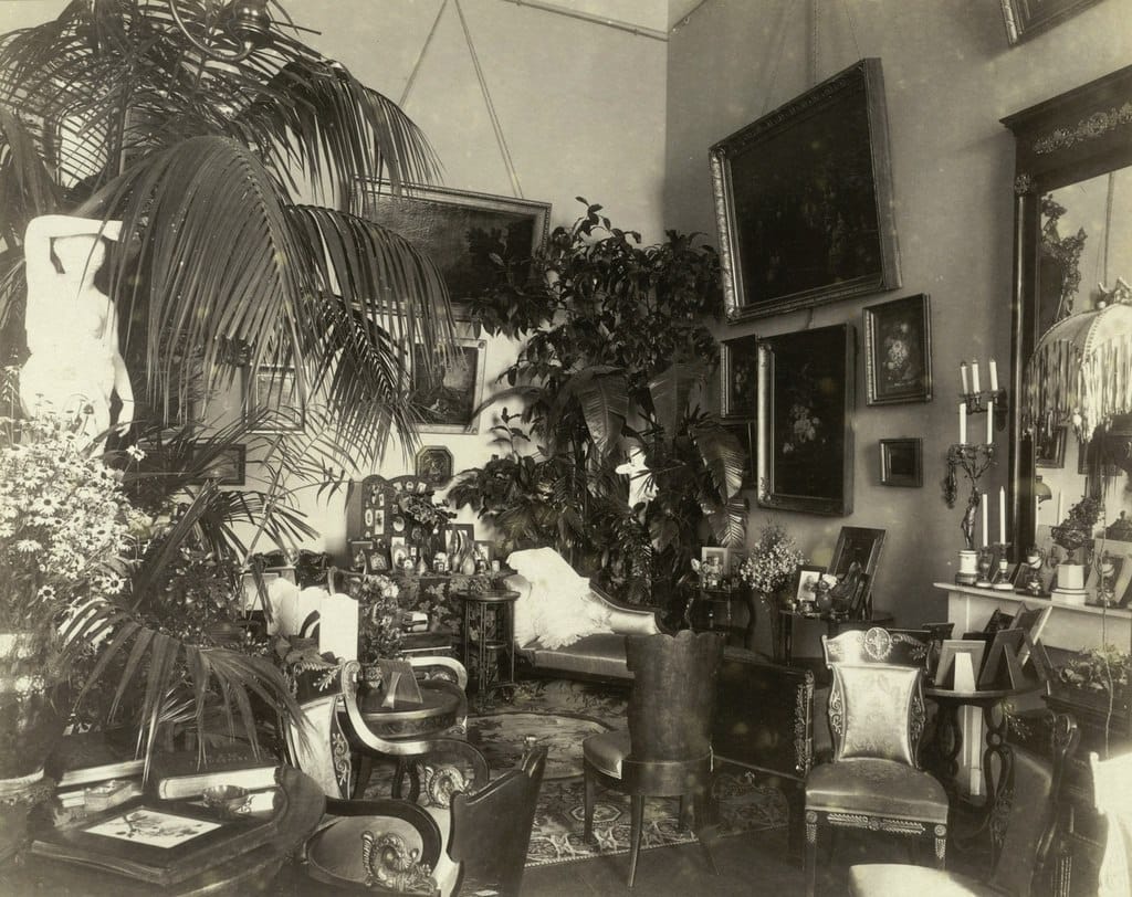 A Salon at the Arkhangelskoye Estate in the 1890s
