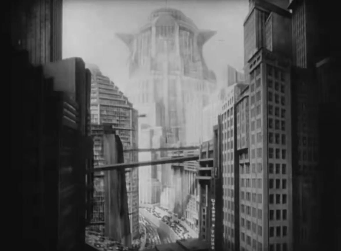 The city of the future in the proto-cyberpunk science-fiction film Metropolis of 1927 is, as it happens, shown precisely in 2026