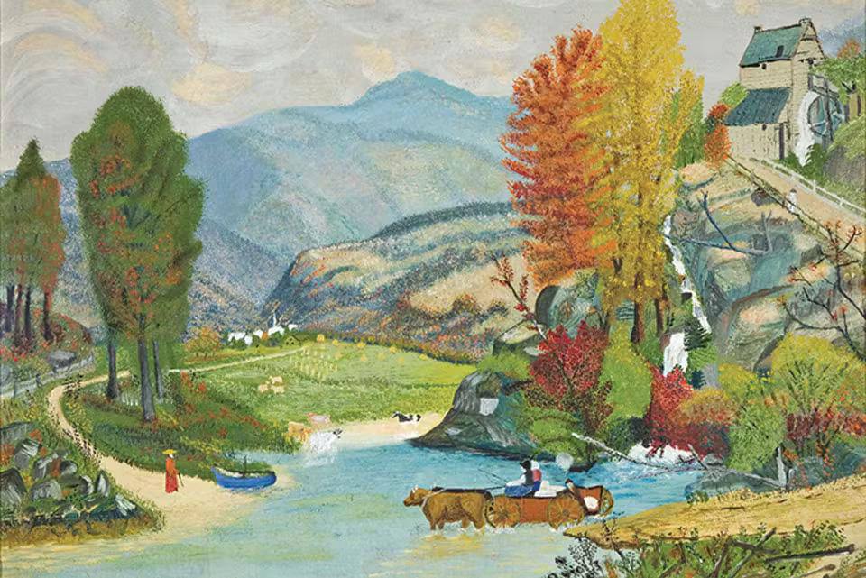 Anna Mary Robertson Moses, better known as Grandma Moses, was a self-taught American artist and one of the leading representatives of primitivism